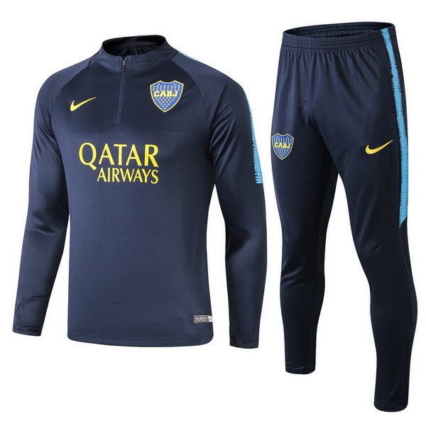 Trainingsanzug Boca Juniors 2018-19 Blau Gold Fussballtrikots Günstig